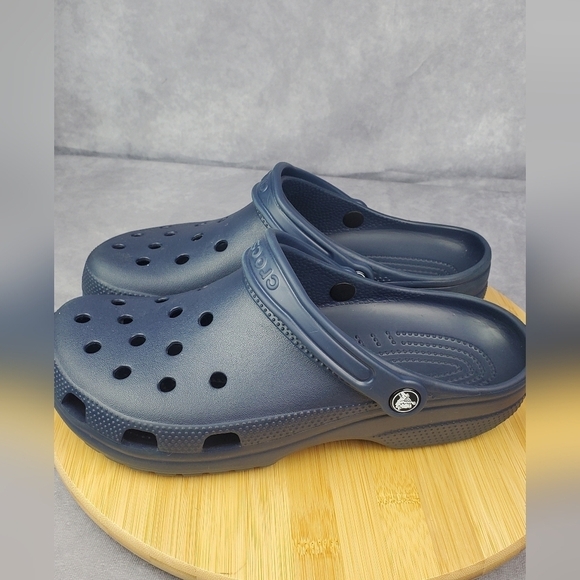 Crocs Classic navy‎ Blue Unisex Clog Size M 9 / W 11 - Picture 4 of 8